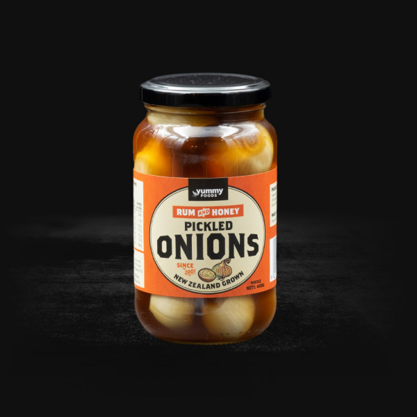 Rum and Honey Pickled Onions Whole 400gm