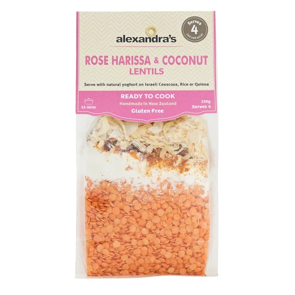 Rose Harissa & Coconut Lentils