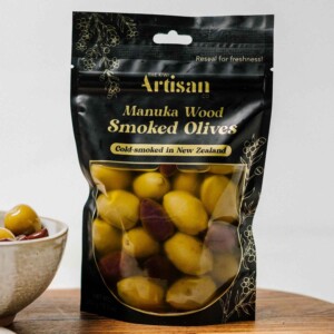 Manuka Smoked Olives 150g