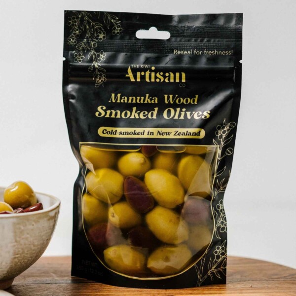 Manuka Smoked Olives 150g